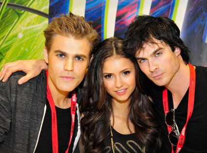 Paul Wesley, Nina Dobrev, Ian Somerhalder Paul Wesley, Nina Dobrev, Ian Somerhalder